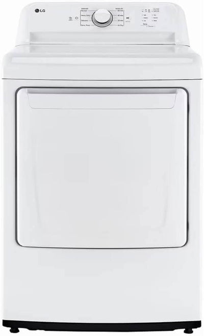 LG DLE6100W 7.3 Cu. Ft. Electric Smart Dryer White