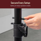 Pyle Adjustable Tripod Speaker Stands (Pair)