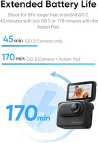 Insta360 CINSABKA-128GB-BLK GO 3 128GB Action Camera