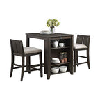 Lexicon D185773DC-32 Vague Counter Height 3-Piece Dining Set