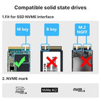 Raxmolo PCIe 3.0 X1 to M.2 NVMe 90-Degree SSD Riser Adapter