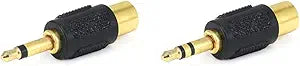 Monoprice 107146/107147 3.5mm to RCA Audio Adapter Set