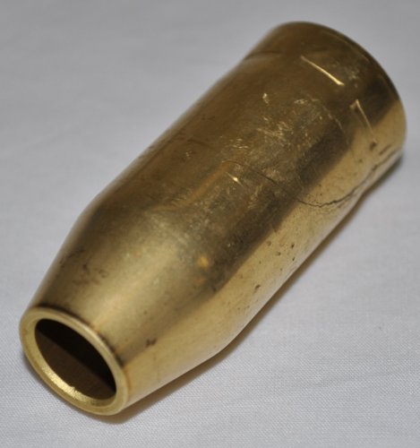 Miller 199610 Brass Tapered MIG Welding Nozzle — main product image