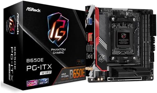 ASRock B650E PG-ITX WIFI AMD Ryzen Mini-ITX Motherboard