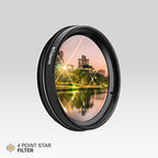 Polaroid PLFILST443 43mm Rotating 4-Point Star Filter