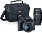 Canon 2727C021 EOS Rebel T7 Double Zoom Lens Kit Renewed