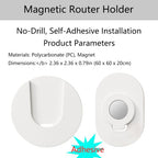 Futanwei Magnetic Adhesive Wall Mount Router Holder
