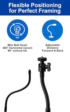 VUESTAND V1 VESA-Mounted Gooseneck Webcam Mount