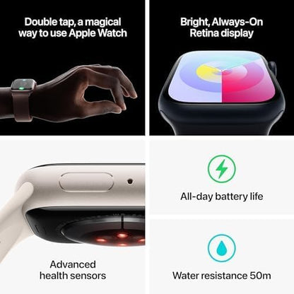 Apple MRHY3LL/A Watch Series 9 - GPS + Cellular 41mm (Renewed)
