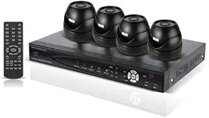 Monoprice 109888 4-Camera Indoor/Outdoor Security System Bundle
