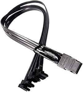 HP 433775-003 Mini SAS to SATA Cable