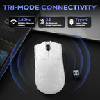 YUNZII M2 Dual 8K Tri-Mode Wireless Gaming Mouse