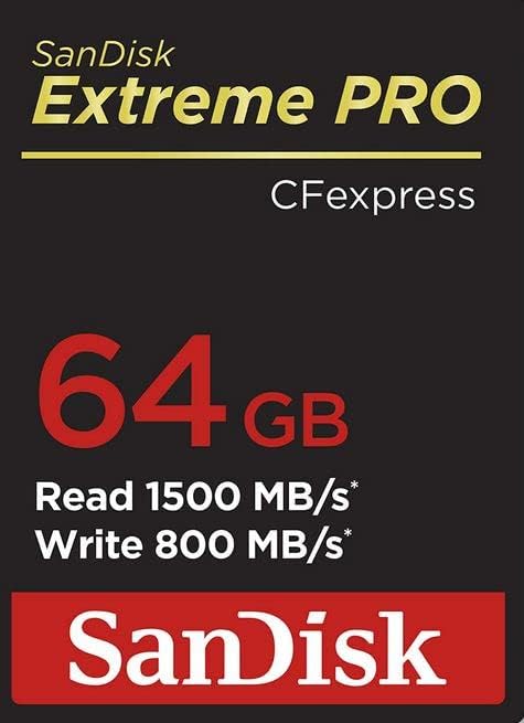 SanDisk SDCFE-064G-GN4NN 64GB Extreme PRO CFexpress Card
