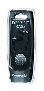 Panasonic RP-HJE255-K Deep Fit Bass Earphones