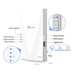 TP-Link RE600X AX1800 WiFi 6 Range Extender (Renewed)