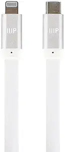 Monoprice 138400 Flat USB-C to Lightning Cable