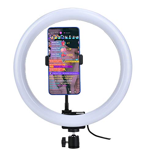 Tbest 12-Inch Ring Light with Phone Mount and USB Power — main product image