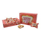 Crown 101N54190A Biscuit Sando Strawberry Cream Cookies