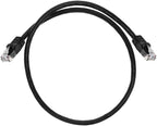 Monoprice 103363 Cat5e 2ft Black Patch Cable