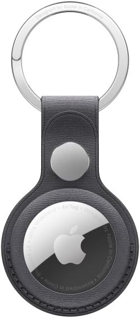 Apple MT2H3ZM/A AirTag FineWoven Key Ring Black — main product image