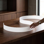 CATIEBYE Flexible Bendable LED Strip Diffuser in Milky White Acrylic