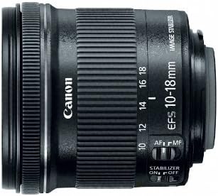 Canon 9519B002-cr EF-S 10-18mm STM Lens (Renewed)