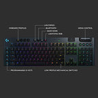 Logitech G915 Gaming Keyboard - Wireless Mechanical - Linear - Renewed