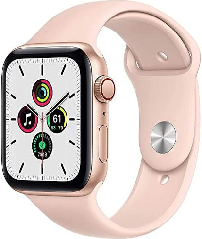 Apple Series SE 44mm Gold Aluminum Watch GPS + Cellular Renewed