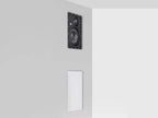 Monoprice 134200 8-Inch Carbon Fiber In-Wall Speakers