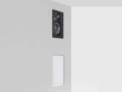 Monoprice 134200 8-Inch Carbon Fiber In-Wall Speakers