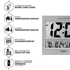 Sharp Atomic Clock Jumbo Display Indoor/Outdoor