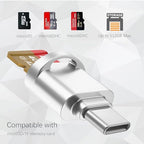 BoxWave Micro SD Card Reader, USB-C OTG Keychain Adapter