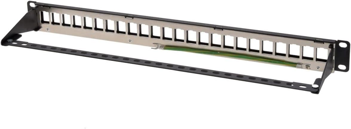 Monoprice 143544 24-Port Shielded Keystone Patch Panel