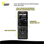 Sony 8541723570 UX570 Digital Voice Recorder Bundle