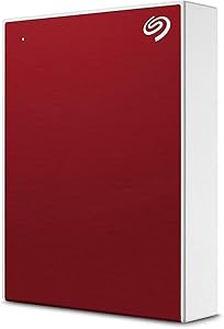 Seagate STKB2000403 2TB One Touch Portable Hard Drive - Red