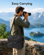 Luxtude Extra Large Hard Camera Case with Customizable Foam