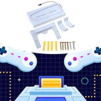 SHYYOULQE Console Wall Mount Kit with LED and Controller Chargers