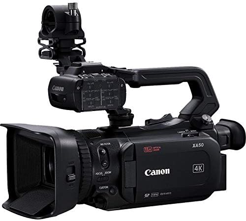 Canon XA50 Professional UHD 4K Camcorder - Battery Bundle - Renewed