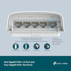 TP-Link SG2005P-PD Omada 5-Port Outdoor PoE Switch