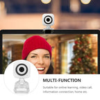 KAJNBN USB Webcam with Built-In Microphone and Adjustable Focus