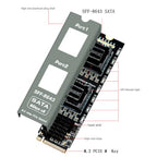 JIAPIKA PCIe Gen3 NAS Storage Expansion Adapter Card