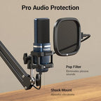 TONOR TC-777 USB Cardioid Condenser Podcast Microphone