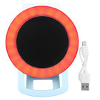 ZJchao RGB Ring Light Rechargeable Portable Selfie Fill Light