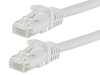 Monoprice 111392 Cat6 Ethernet Patch Cable 7ft White — main product image