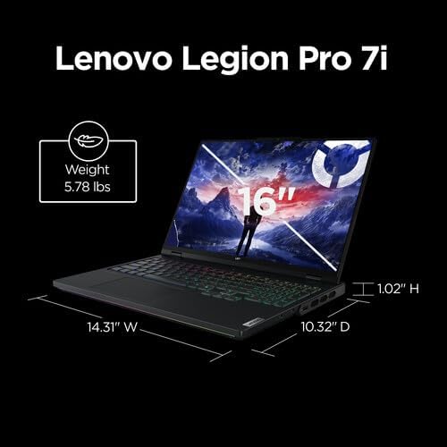 Lenovo 83DE005CUS Legion Pro 7i i9 RTX 4080 Gaming Laptop
