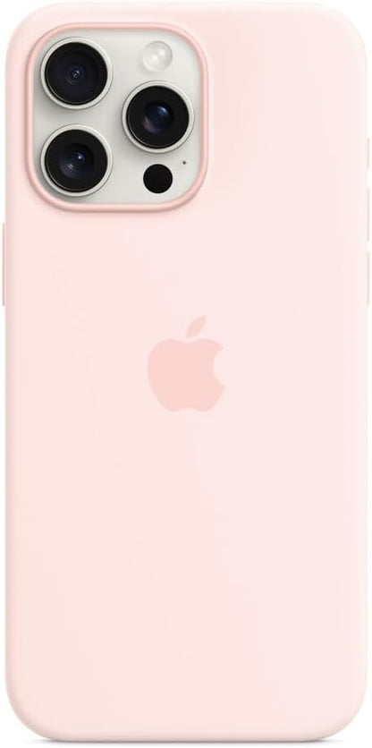 Apple iPhone 15 Pro Max Silicone Case MagSafe - Light Pink