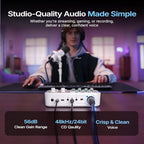MAONO G3 Dual-USB Gaming Audio Mixer with XLR Input