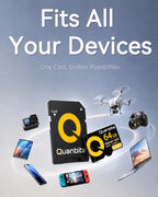 Quanbite 32GB Micro SDHC A1 Memory Card with SD Adapter