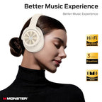 Monster Mission 200 Foldable Wireless Bluetooth Headphones