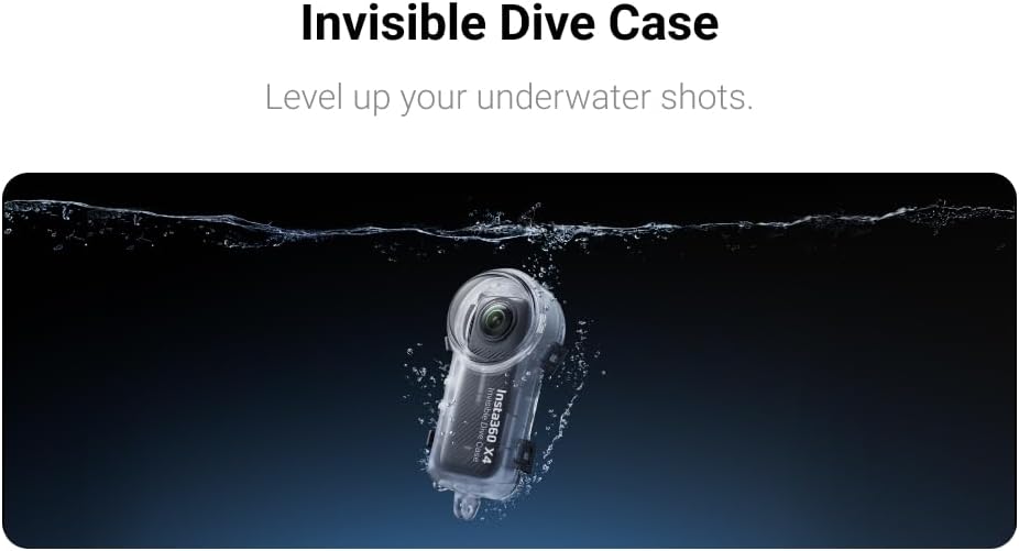 Insta360 X4 Dive Case Waterproof 50m Selfie Float Kit